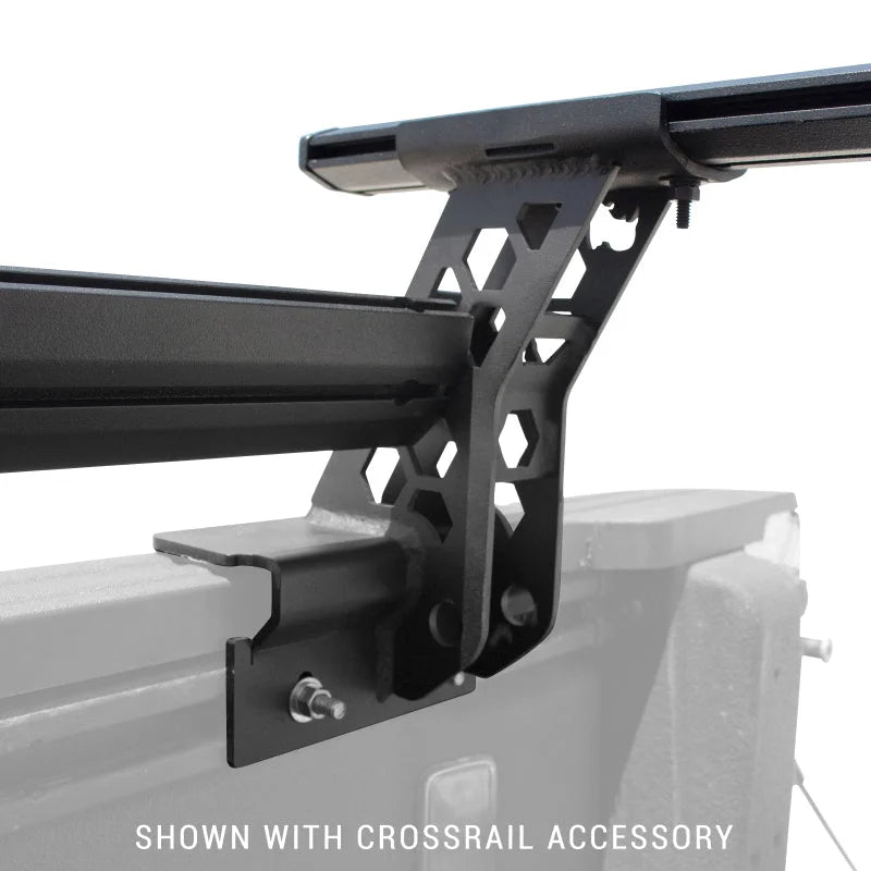 Go Rhino 15-22 Ford F-150 / 19-22 RAM 1500 / 07-21 Toyota Tundra XRS Cross Bars Kit - Tex. Blk - Additional View 5