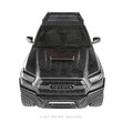 Load image into Gallery viewer, Go Rhino 16-21 Tacoma Element Front Bumper w/ Power Actuated Hide-away Light Bar Mount Tex Black - Side View