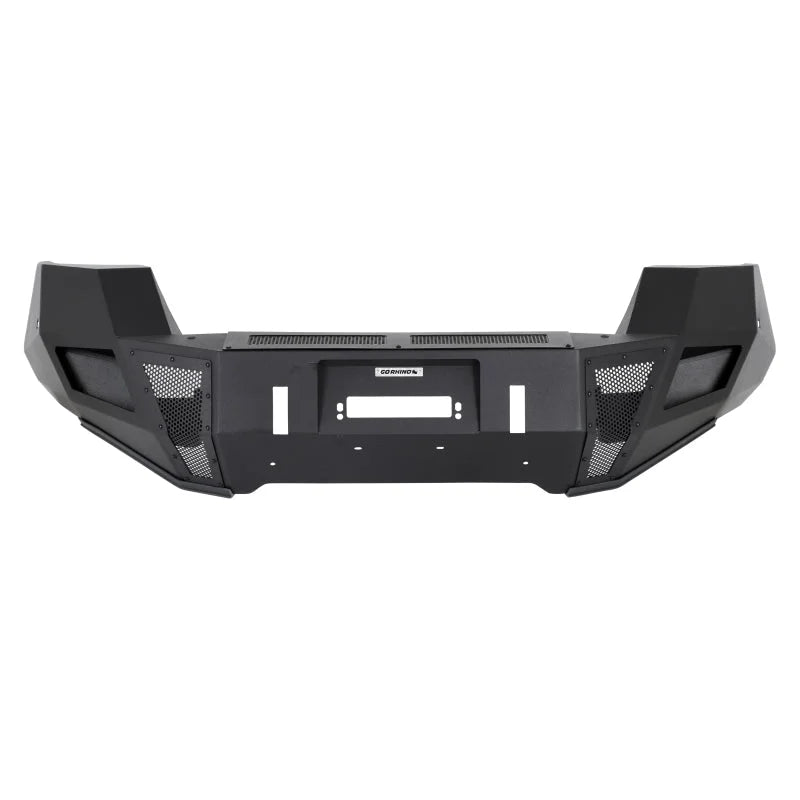 Go Rhino 16-22 Toyota Tacoma BR6 Front Bumper Replacement - Tex. Black - Side View