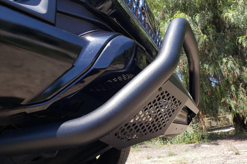 Go Rhino 16-22 Toyota Tacoma RC4 & RC3 LR Brackets - Tex. Blk - Installation View