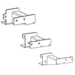 Load image into Gallery viewer, Go Rhino 16-23 Toyota Tacoma DC 4dr Brackets for Dominator Xtreme Frame Slider - Tex. Blk - Side View