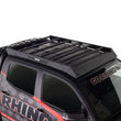 Load image into Gallery viewer, Go Rhino 16-23 Toyota Tacoma DC Ceros Low Profile Roof Rack - Tex. Blk - Side View