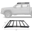 Load image into Gallery viewer, Go Rhino 16-23 Toyota Tacoma DC Ceros Low Profile Roof Rack - Tex. Blk - Additional View 9