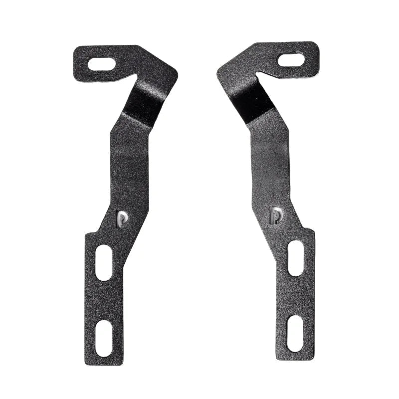 Go Rhino 16-23 Toyota Tacoma XE Hood Hinge Cube Light Mount - Side View