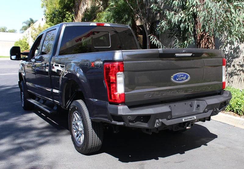 Go Rhino 17-19 Ford F-250/F-350/F-450 Super Duty BR20.5 Rear Bumper Replacement - Installation View