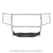 Load image into Gallery viewer, Go Rhino 18-20 Ford F-150 3100 Series StepGuard Winch Plate Kit (Req. 3296T or 3296MT) - Tex. Black - Back View