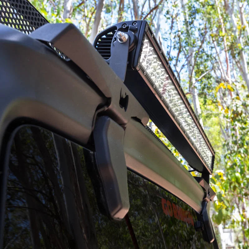 Go Rhino 18-20 Jeep Wrangler JL/JLU Light Mount - up to 30in LED - Side View