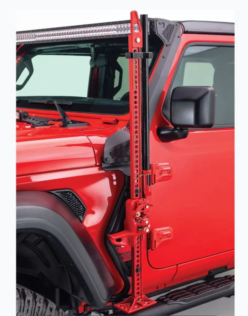 Go Rhino 18-20 Jeep Wrangler JL/JLU/Gladiator JT Exterior Jack Mount - Back View