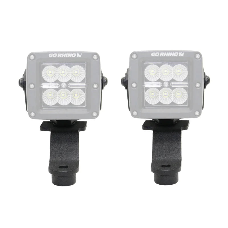 Go Rhino 18-20 Jeep Wrangler JL/JLU/Gladiator JT Light Mount - 3in Cube - Main Product View