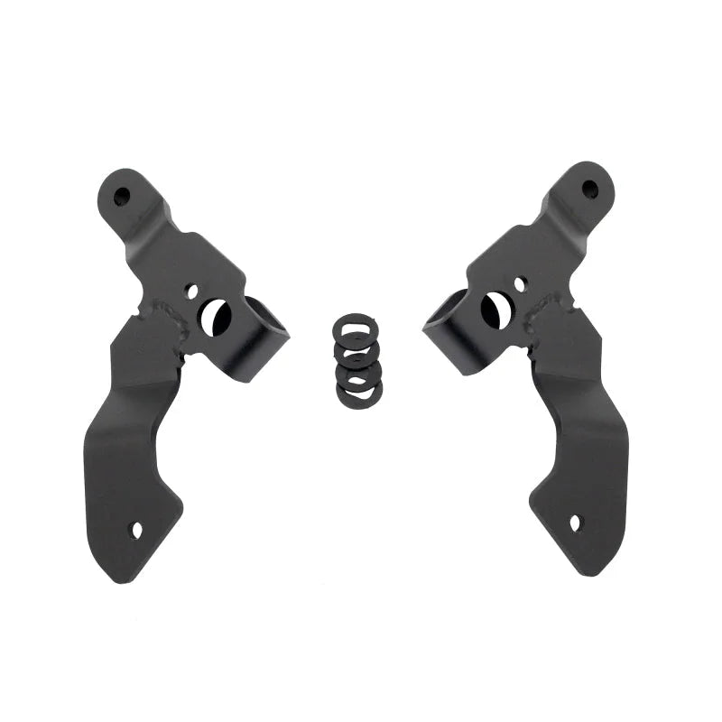 Go Rhino 18-20 Jeep Wrangler JL/JLU/Gladiator JT Light Mount - Two 3in Cubes Offset - Additional View 8