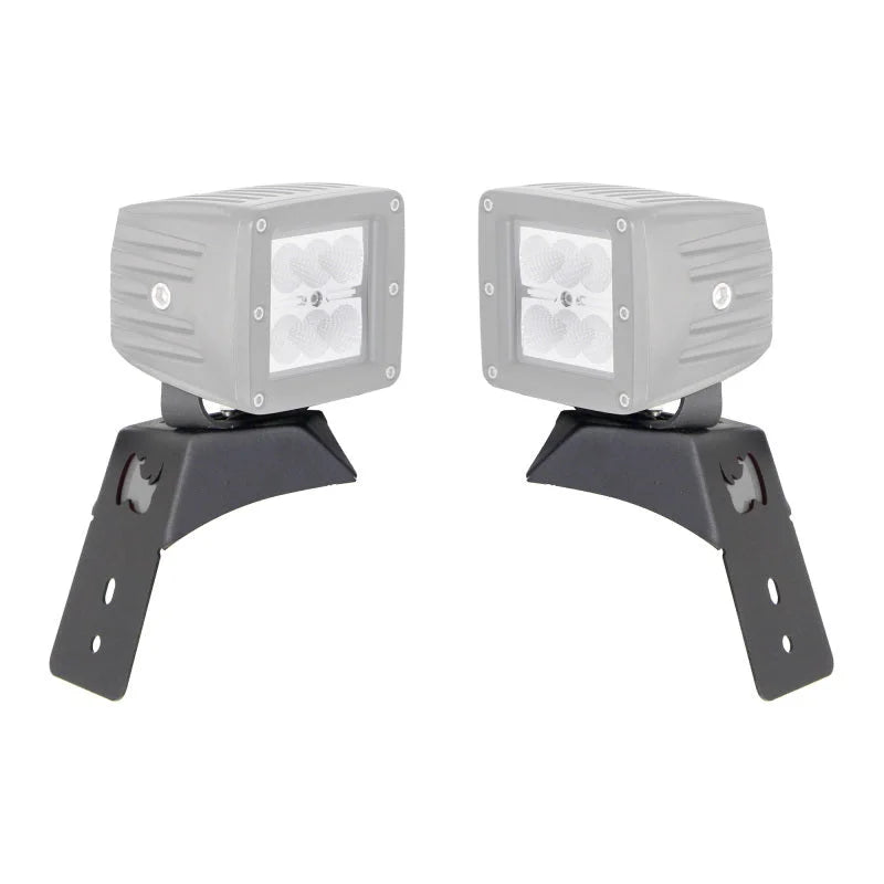 Go Rhino 18-20 Jeep Wrangler JL/JLU/Gladiator JT Light Mount - 3in Cube - Main Product View