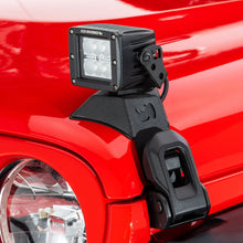 Load image into Gallery viewer, Go Rhino 18-20 Jeep Wrangler JL/JLU/Gladiator JT Light Mount - 3in Cube - Back View