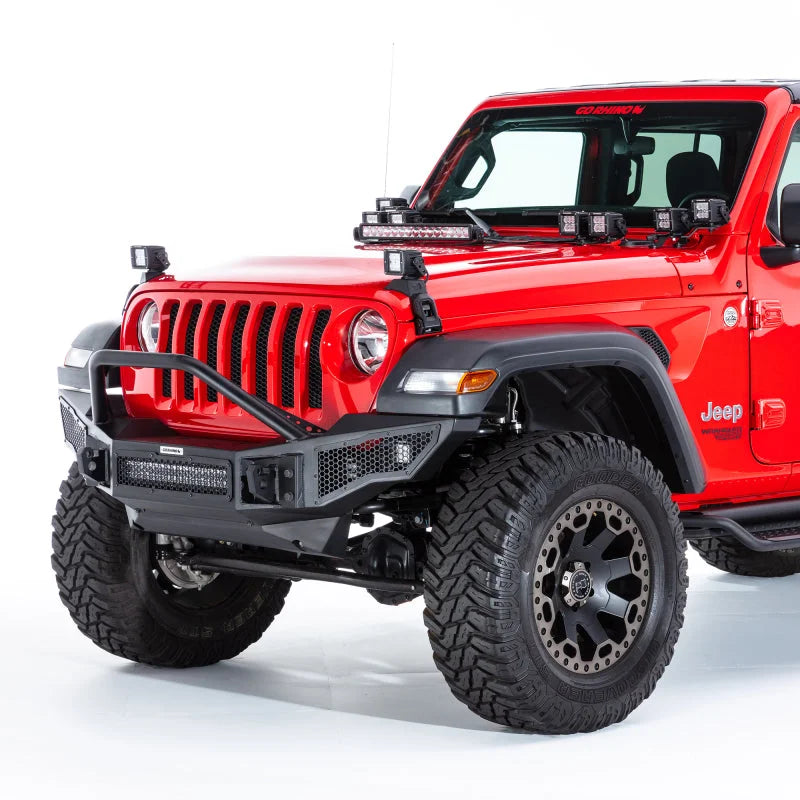 Go Rhino 18-20 Jeep Wrangler JL/JLU/Gladiator JT Light Mount - 3in Cube - Additional View 7