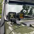 Load image into Gallery viewer, Go Rhino 18-20 Jeep Wrangler JL/JLU/Gladiator JT Light Mount - Two 3in Cubes - Installation View