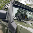 Load image into Gallery viewer, Go Rhino 18-20 Jeep Wrangler JL/JLU/Gladiator JT Light Mount - Two 3in Cubes - Additional View 5