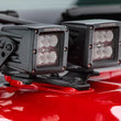 Load image into Gallery viewer, Go Rhino 18-20 Jeep Wrangler JL/JLU/Gladiator JT Light Mount - Two 3in Cubes - Side View