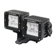 Load image into Gallery viewer, Go Rhino 18-20 Jeep Wrangler JL/JLU/Gladiator JT Light Mount - Two 3in Cubes - Back View