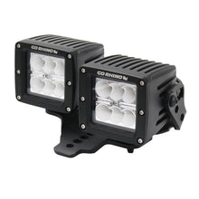 Load image into Gallery viewer, Go Rhino 18-20 Jeep Wrangler JL/JLU/Gladiator JT Light Mount - Two 3in Cubes - Back View