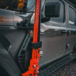 Load image into Gallery viewer, Go Rhino 18-24 Jeep Wrangler JL/JLU/JT Front Fender Jack Mount for Hi-Lift Jack - Tex. Blk - Additional View 6