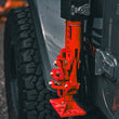 Load image into Gallery viewer, Go Rhino 18-24 Jeep Wrangler JL/JLU/JT Front Fender Jack Mount for Hi-Lift Jack - Tex. Blk - Additional View 12