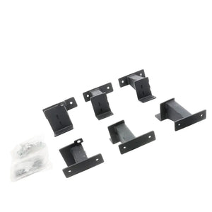 Go Rhino 18-24 Jeep Wrangler JLU 4dr Brackets for Dominator Xtreme Frame Slider - Tex. Blk - Main Product View