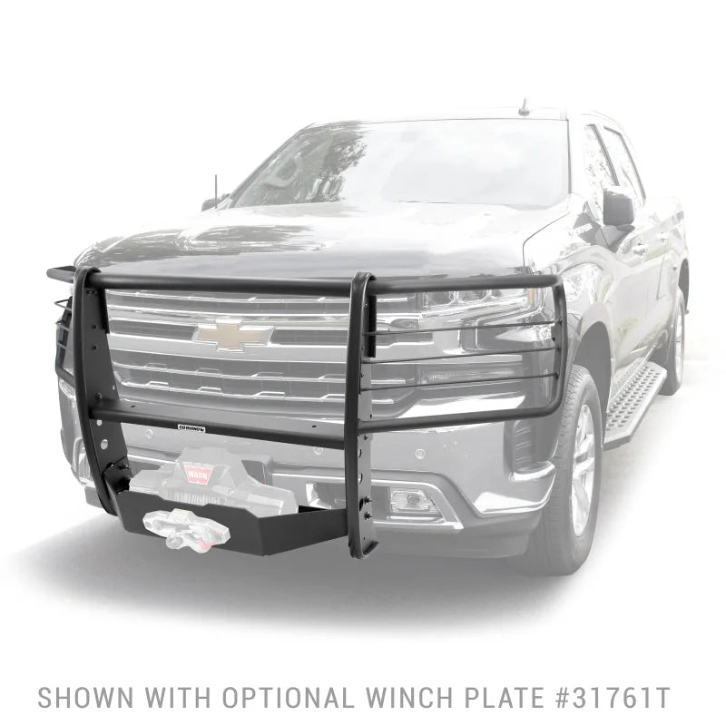 Go Rhino 19-20 Chevrolet Silverado 1500 3000 Extreme Series StepGuard - Textured Black - Side View