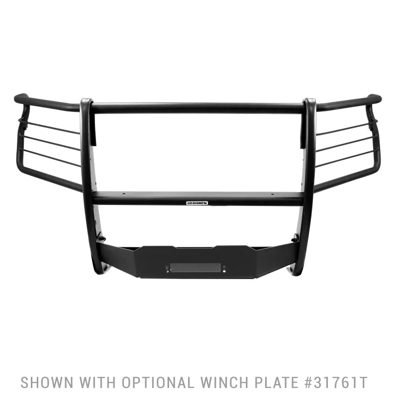 Go Rhino 19-20 Chevrolet Silverado 1500 3000 Extreme Series StepGuard - Textured Black - Installation View