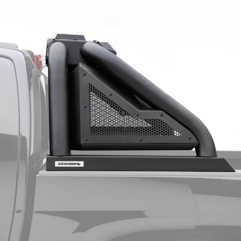 Go Rhino 19-20 Chevrolet Silverado 1500 Sport Bar 2.0 (Full Size) - Tex Blk - Back View