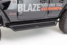 Load image into Gallery viewer, Go Rhino 19-20 Ram 1500 Dominator Extreme D1 SideSteps Complete Kit w/SideStep + Brkts - Back View