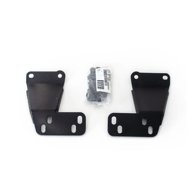 Go Rhino 19-21 Chevrolet Silverado (Excl. Driv Alert Pkg) RC4 & RC3 LR Brackets - Tex. Blk - Main Product View