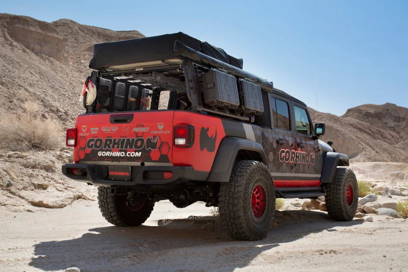 Go Rhino 19-21 Jeep Gladiator XRS Overland Xtreme Rack - Black - Additional View 8