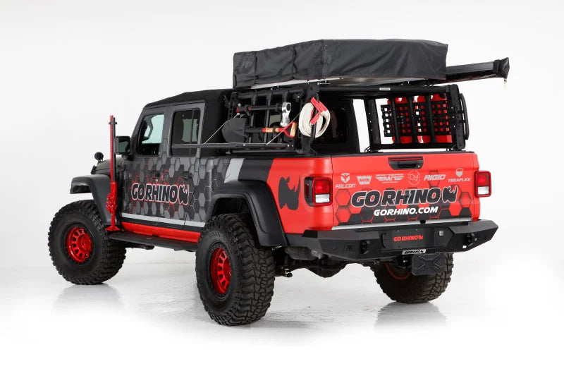 Go Rhino 19-21 Jeep Gladiator XRS Overland Xtreme Rack - Box 2 (Req. gor5950000T-01) - Main Product View