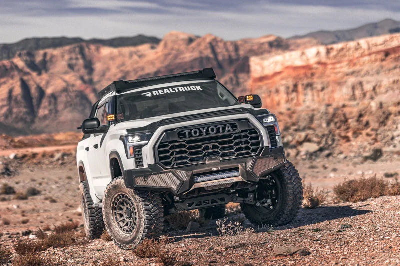 Go Rhino 19-21 Toyota Tundra CrewMax Ceros Low Profile Roof Rack - Tex. Blk - Additional View 7