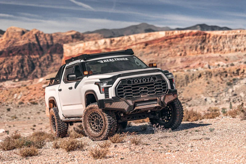 Go Rhino 19-21 Toyota Tundra CrewMax Ceros Low Profile Roof Rack - Tex. Blk - Additional View 8