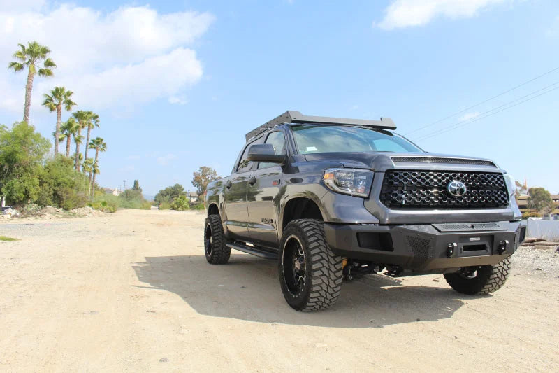 Go Rhino 19-21 Toyota Tundra CrewMax Ceros Low Profile Roof Rack - Tex. Blk - Additional View 9