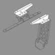 Load image into Gallery viewer, Go Rhino 19-22 Jeep Wrangler JLU SRM Roll Bar Mount Kit - Tex. Blk - Additional View 10