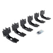 Load image into Gallery viewer, Go Rhino 19-22 Ram 1500 Crew Cab 4DR Mounting Brackets (V-Series V3/RB10 Slim/RB20 Slim) - Tex. Blk - Side View