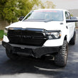 Load image into Gallery viewer, Go Rhino 19-24 Ram 1500 (Excl. Rebel/Warlock/TRX) Element Front Bumper w/Pwr Bar - Tex. Blk - Back View