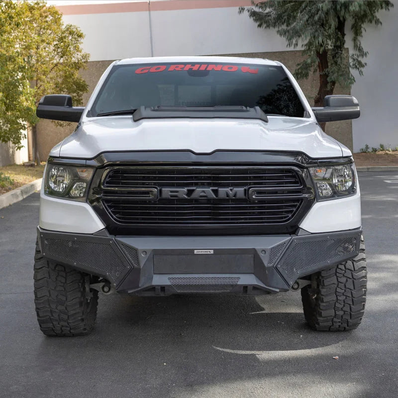 Go Rhino 19-24 Ram 1500 (Excl. Rebel/Warlock/TRX) Element Front Bumper w/Pwr Bar - Tex. Blk - Additional View 5