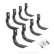 Load image into Gallery viewer, Go Rhino 20-20 Jeep Gladiator Brackets for OE Xtreme Cab Length SideSteps - Side View