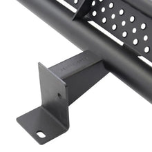 Load image into Gallery viewer, Go Rhino 20-24 Jeep Gladiator JT Xtreme Frame Mount Sliders - Tex. Blk (Drilling Req.) - Side View