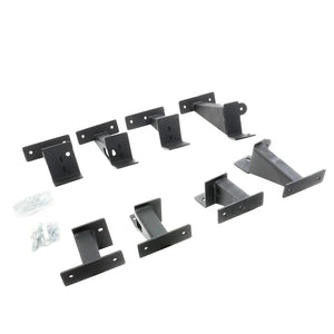 Go Rhino 2020+ Jeep Gladiator JT 4DR Crew Cab Dominator Xtreme Frame Slider Mounting Brackets Only - Main Product View