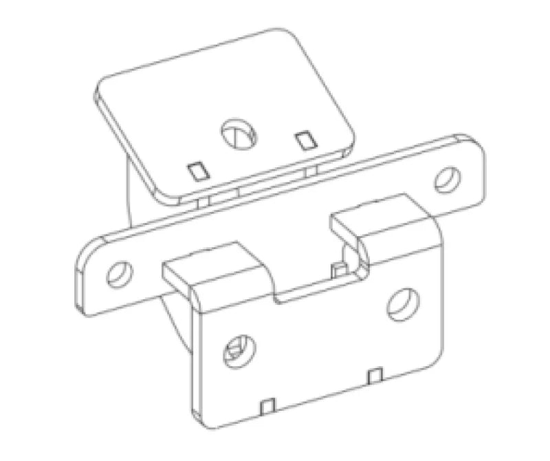 Go Rhino 2021+ Ford Bronco Brackets for Dominator Extreme Side Steps Textured Black - Main Product View