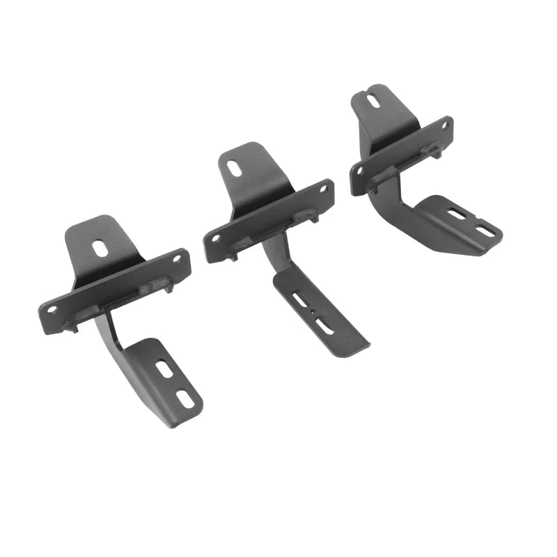Go Rhino 2021+ Ford Bronco Brackets for RB Running Boards Textured Black - Side View
