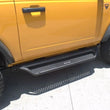 Load image into Gallery viewer, Go Rhino 2021+ Ford Bronco Dominator Extreme D1 Side Steps w/Brackets - Textured Black - Installation View