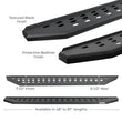 Load image into Gallery viewer, Go Rhino 2022 Toyota Tundra Crew Max 4dr RB20 Kit w/RB20 Running Board + Brkts - Tex. Blk - Side View