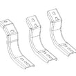 Load image into Gallery viewer, Go Rhino 2024 Toyota Tacoma DC 4dr Brackets for OE Xtreme Cab Length SideSteps - Tex. Blk - Side View