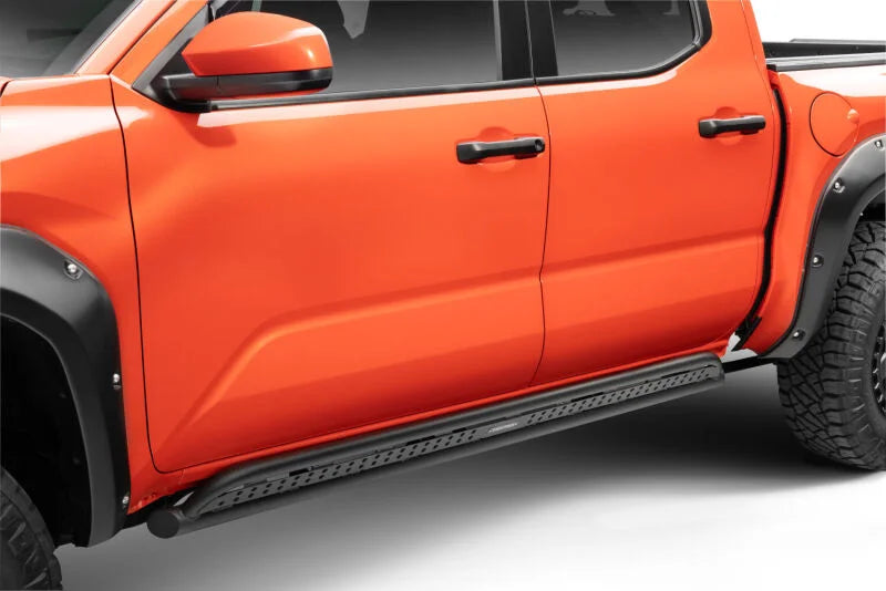 Go Rhino 2024 Toyota Tacoma DC 4dr Xtreme Frame Mount Sliders - Tex. Blk - Additional View 5