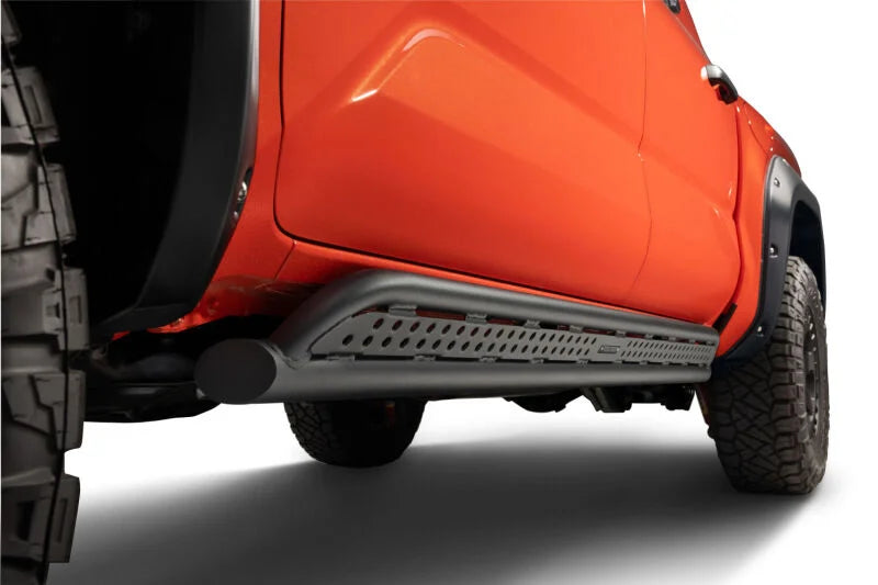 Go Rhino 2024 Toyota Tacoma DC 4dr Xtreme Frame Mount Sliders - Tex. Blk - Additional View 9