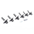 Load image into Gallery viewer, Go Rhino 21-22 Ford Bronco (Excl. Sport) 4DR Mtg. Brackets (V-Series V3/RB10+RB20 Slim) - Tex. Blk - Main Product View